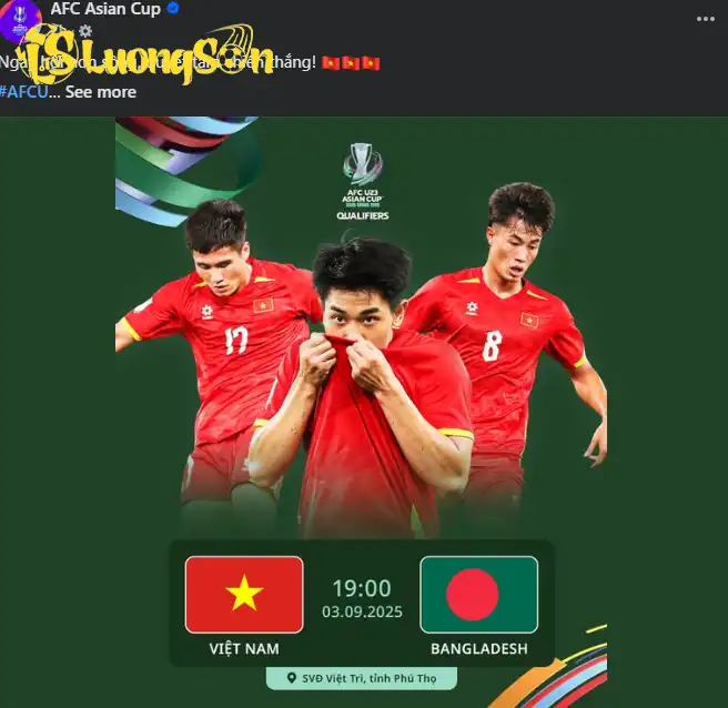 LĐBĐ châu Á gửi thông điệp tới thầy trò HLV Kim Sang Sik (Ảnh: Chụp màn hình)